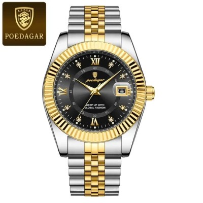 100% Original Waterproof Poedagar 910 Model Fashion Watch for Men.